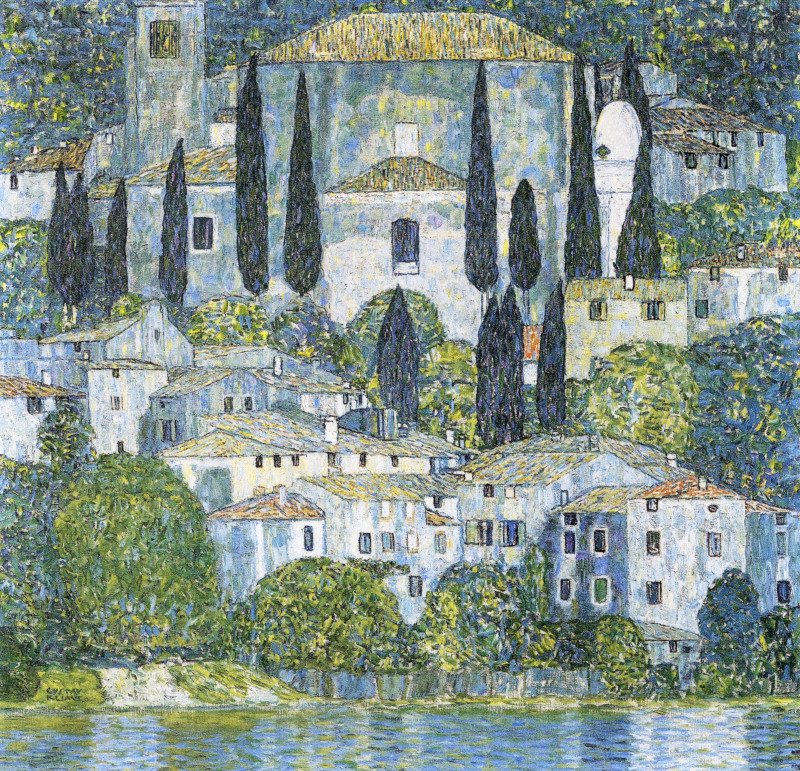 Gustav Klimt's Kirche in Cassone